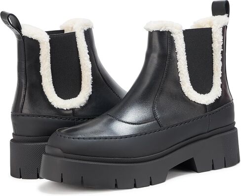 HUGO Women's Kris Fur Lined Pull on Chelsea Boot in Saudi Arabia