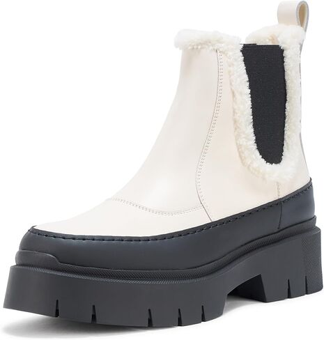 HUGO Women's Kris Fur Lined Pull on Chelsea Boot in Saudi Arabia