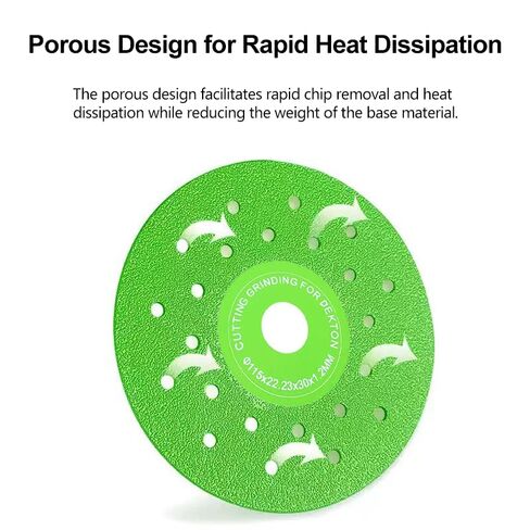 3pcs 4.5-Inch Porous Rock Plate Grinding Discs (for Angle Grinders) Glass Cutting Discs, Ceramic Marble Tile Cutting Discs in Saudi Arabia
