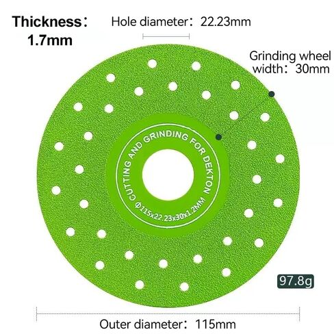 3pcs 4.5-Inch Porous Rock Plate Grinding Discs (for Angle Grinders) Glass Cutting Discs, Ceramic Marble Tile Cutting Discs in Saudi Arabia