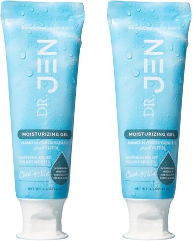 Dr Jen Moisturizing Gel, Dry Mouth Relief with Real Nano-Hydroxyapatite Plus Xylitol, All Day Soothing and Nourishing Minerals(1.5 Ounce) in Saudi Arabia
