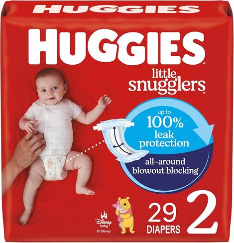Huggies Little Snugglers Baby Diapers, Size 3, 26 Ct in Saudi Arabia