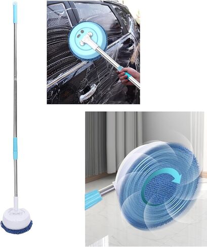 LiebeWH Electric Scrubber Dry Wet Cordless Cleaning Brush Rechargeable Rotate Scrubber Cleaner for Floor Glass Ceiling in Saudi Arabia