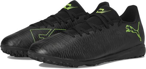 PUMA Men's Future Play Turf Trainer Soccer Cleats Sneaker, White-Black-Glowing Red AH25, 10.5 in Saudi Arabia