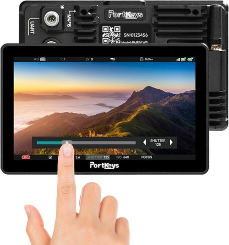 Portkeys BM5 IV 5.5" 2000nit Camera Field Monitor Control for RED Komodo V-Raptor/X, A1/A9II/A7SIII/A7CII/FX3/FX30/ZV-E10/A7MIV/A6300/A6400/ILX-LR1/FS5/FS7/FX6/PXW-Z200, BGH1/GH6, R5/R6/C70/C200, etc in Saudi Arabia
