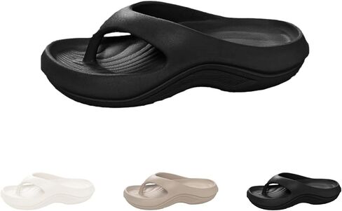 Arch Support Flip Flops for Women Orthopedic Sandals Plantar Fasciitis Slippers Women 2025 Trendy Comfortable Thong Sandals Going Out Beach Vacation Flip Flops Outdoor Walking Lightweight Flipflops in Saudi Arabia