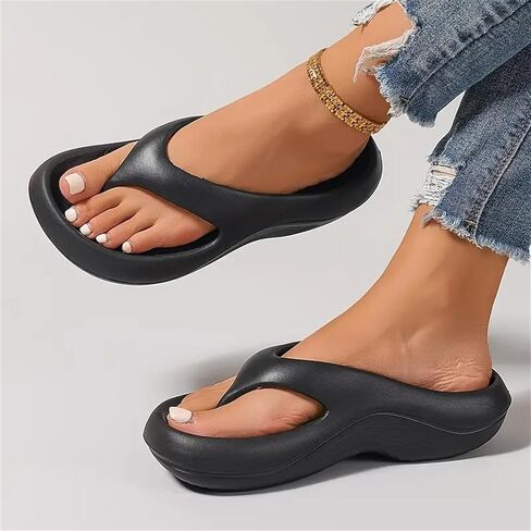 Arch Support Flip Flops for Women Orthopedic Sandals Plantar Fasciitis Slippers Women 2025 Trendy Comfortable Thong Sandals Going Out Beach Vacation Flip Flops Outdoor Walking Lightweight Flipflops in Saudi Arabia