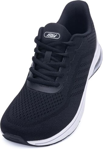 AOV Wide Toe Box Running Shoes Women Arch Support Walking Sneakers for Plantar Fasciitis Athletic Tennis Orthotic Shoes for Workout Gym Black Size 8 in Saudi Arabia