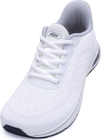 AOV Wide Toe Box Running Shoes Women Arch Support Walking Sneakers for Plantar Fasciitis Athletic Tennis Orthotic Shoes for Workout Gym Black Size 8 in Saudi Arabia