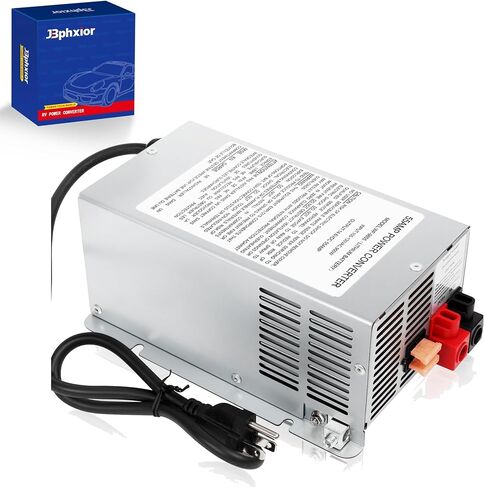 WF-9875 75 Amp Deck Mount RV Power Converter Fit for RV Trailer Camper Car Boat WF-9800 Series Power WF-9875-MBA WF9875-AD WF-9875-LIS,Used for Both Lead-Acid and Lithium Batteries in Saudi Arabia