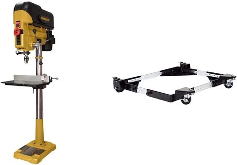 Powermatic 18" Floor Drill Press, 1 HP, Variable Speed (Model PM2800B) Bundle with JET Mobile Base, 600 lb Capacity (Model JMB-UMB) in Saudi Arabia