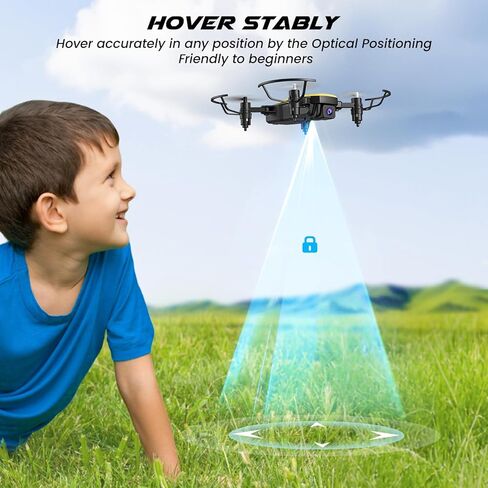 SIMREX X300C طائرة بدون طيار صغيرة مع كاميرا 720P HD FPV، طائرة بدون طيار RC كوادكوبتر قابلة للطي مع تثبيت الارتفاع، قلاب ثلاثي الأبعاد، وضع بدون رأس، التحكم في الجاذبية وبطاريتين، هدايا للأطفال والكبار والمبتدئين، أصفر in Kuwait