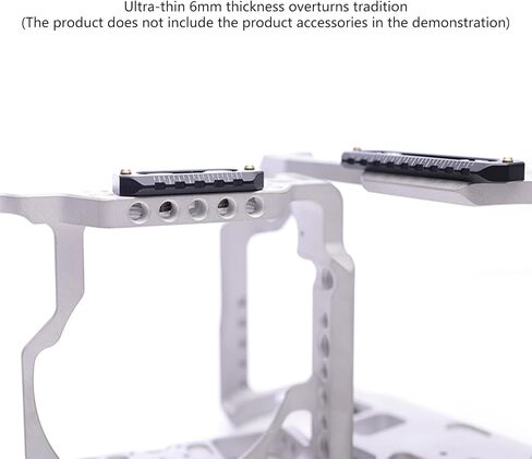 Low Profiled Small Alloy Slot Slider 46/70mm Optional for Fast and Safe Camera Component Connection Mount Quick Release Camera Cage Small Slot Slider in Saudi Arabia