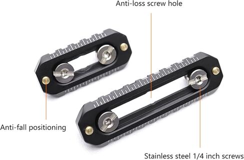 Low Profiled Small Alloy Slot Slider 46/70mm Optional for Fast and Safe Camera Component Connection Mount Quick Release Camera Cage Small Slot Slider in Saudi Arabia