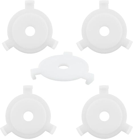 My Mironey 5pcs e27 إلى 3/7 "مصباح الظل محول الحلقة أبيض شهود مصباح الحلقات الحلقات تقليل محولات محول المصباح in Saudi Arabia