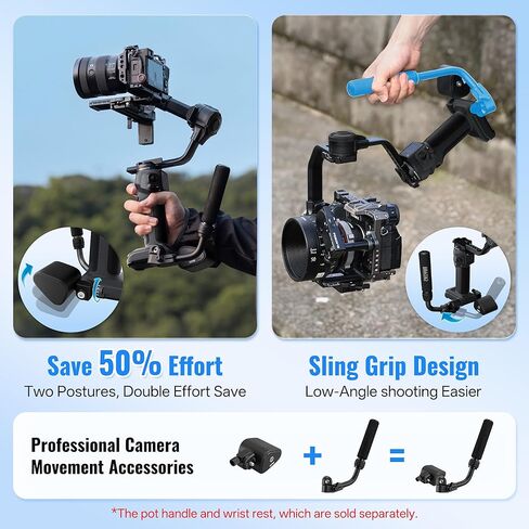 ZHIYUN Crane 4E [Official] 3-Axis Camera Stabilizer, Dark Gray + Master Handheld Control in Saudi Arabia