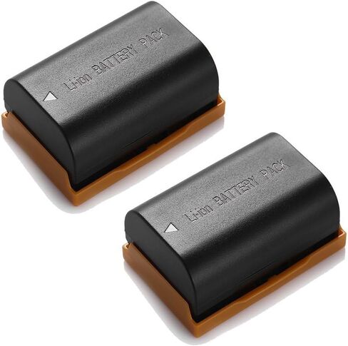 2 حزمة بطارية LP-E6N LP E6 متوافقة مع كاميرات Canon EOS R R5 R6 R7، R5 C، R6 Mark II، EOS 5D Mark II III IV، 5D SR، 6D Mark II 7D Mark II، 6D 7D 90D 80D 70D 60D 60Da، XC10 XC15 in Kuwait