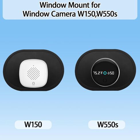 حامل نافذة بزاوية TERPINK متوافق مع كاميرا نافذة Girafit W150/W550s، حامل ذاتي اللصق، حامل دعامة للنوافذ/الباب، إمالة زاوية قابلة للتعديل من السيليكون الناعم، تركيب سهل وسريع (عبوة واحدة) in Kuwait