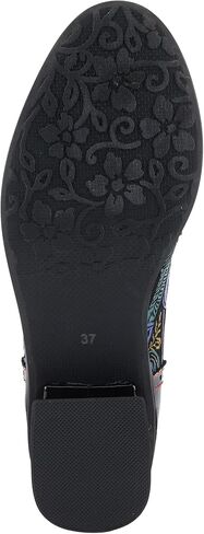 Spring Step L'Artiste Pradeep Women's Oxford Bootie - Glossy Patent Leather, Edgy Studs, Modern Flair in Saudi Arabia