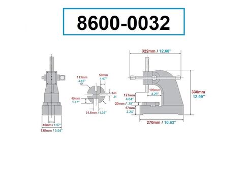 HHIP 8600-3032 1 Ton Arbor Press with Multi Gage in Saudi Arabia
