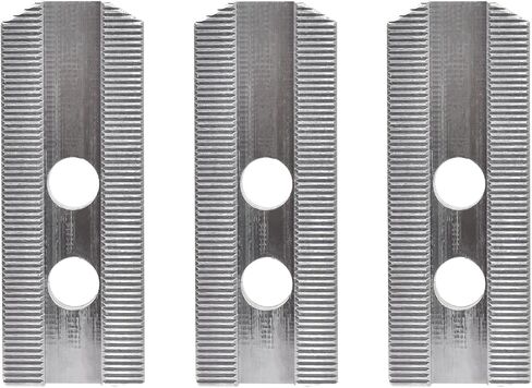 Hex Autoparts 3 Pcs 8" Steel Soft Jaws Set Compatible with Lathe 3 Claw Hydraulic Power Chuck B-208 Kitagawa Samchully, Lathe Chuck Serrated Steel Soft Jaws Set for 8" Chucks 1.5" Height in Saudi Arabia