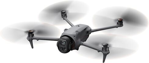 طائرة بدون طيار DJI Mavic 4 Pro - 6K60 HDR، 100 ميجابكسل، 51 دقيقة كحد أقصى لوقت الطيران، نطاق 18.6 ميل، تتبع ActiveTrack 360 للموضوع/المركبة، حزمة تجنب شاملة الاتجاهات مع ذاكرة 128 جيجابايت، ضمان CPS لمدة عامين، حقيبة ظهر، حزمة من قماش العدسات الأفضل + ط in Saudi Arabia