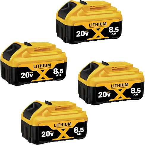 LONG FIT Replace for DEWALT 20V MAX Battery Pack, 3.0-Ah, 2-Pack, Compatible with Dewalt DCB200 DCD DCF DCG Series Cordless Power Tools in Kuwait