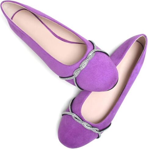 TN TANGNEST Womens Mary Jane Flats Fashion Chain Square Toe Ballet Shoes Rhinestone Flats Comfort Slip On One Line Strap Flat Shoes in Saudi Arabia