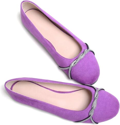 TN TANGNEST Womens Mary Jane Flats Fashion Chain Square Toe Ballet Shoes Rhinestone Flats Comfort Slip On One Line Strap Flat Shoes in Saudi Arabia