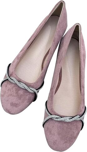 TN TANGNEST Womens Mary Jane Flats Fashion Chain Square Toe Ballet Shoes Rhinestone Flats Comfort Slip On One Line Strap Flat Shoes in Saudi Arabia