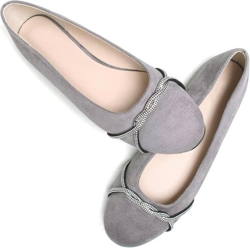 TN TANGNEST Womens Mary Jane Flats Fashion Chain Square Toe Ballet Shoes Rhinestone Flats Comfort Slip On One Line Strap Flat Shoes in Saudi Arabia