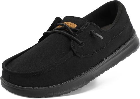 STQ Women Boat Shoes with Orthopedic Insole Slip On Business Casual Shoe for Plantar Fasciitis Lightweight Canvas Loafer in Saudi Arabia