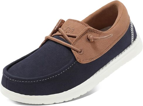 STQ Women Boat Shoes with Orthopedic Insole Slip On Business Casual Shoe for Plantar Fasciitis Lightweight Canvas Loafer in Saudi Arabia