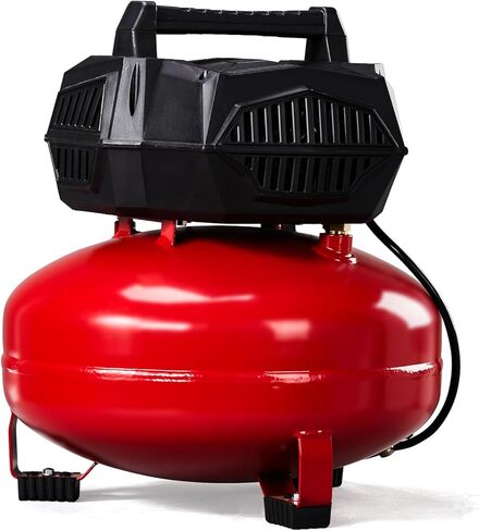 6 Gallon Portable Pancake Air Compressor, 1.5HP 120V Oil-Free, 150 PSI, 3.8 SCFM @ 40 PSI, 2.8 SCFM @ 90 PSI, for Air Tools, Tires, Garage & Shop in Saudi Arabia
