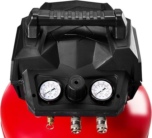 6 Gallon Portable Pancake Air Compressor, 1.5HP 120V Oil-Free, 150 PSI, 3.8 SCFM @ 40 PSI, 2.8 SCFM @ 90 PSI, for Air Tools, Tires, Garage & Shop in Saudi Arabia