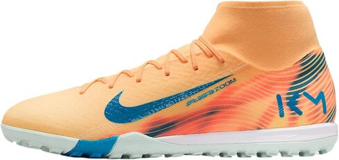 حذاء كرة القدم Nike Mercurial Superfly 10 Academy Kylian Mbappe Turf عالي الجودة (بطامي تينت/إيجلو/نيو فيروزي) in Saudi Arabia