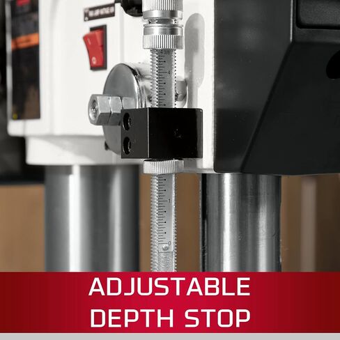 JET 17-Inch Floor Drill Press, 3/4 HP, 1Ph 115V (Model JDP-17MF) & Wilton Low-Profile Drill Press Vise, 4" Jaw Width, 4" Jaw Opening, 1-1/2" Jaw Depth (Model LP4) in Saudi Arabia