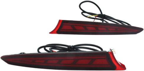 Riloer Car LED Rear Bumper Light, Reflector Multi Functions Tail Light, Compatible with Chevrolet Monza 2023, 12V, 2 pcs (A) in Saudi Arabia