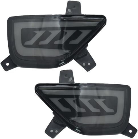 Riloer LED Rear Bumper Lamps, Reflector Multi Functions Tail Light, Compatible with Chevrolet Trax 2016-2018, 12V, 2 pcs (Red) in Saudi Arabia