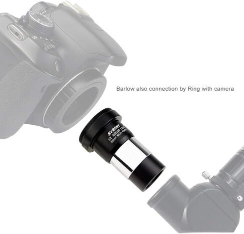 SVBONY Moon Filter, 1.25" Telescope Filter, Optical Glass, Aluminum Housing with Barlow Lens 2X, 1.25 inch Barlow Lens with Multi Coated Broadband Green Film in Saudi Arabia