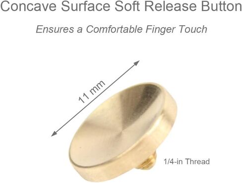 Foto&Tech Soft Shutter Release Button Compatible with Leica Q3 Monochrom Digital Camera (2 Pieces, Gold) in Saudi Arabia