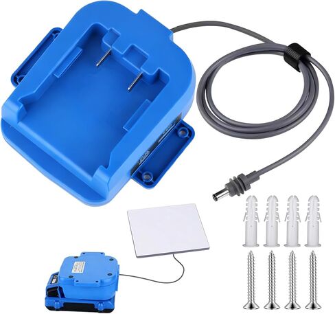 Battery Adapter for Star Link Mini Compatible with Kobalt 24V Battery, Power Adapter Converter to Starlink Mini DC 18AWG 3.28FT Power Cable Plug and Play, Blue (No Battery) in Saudi Arabia