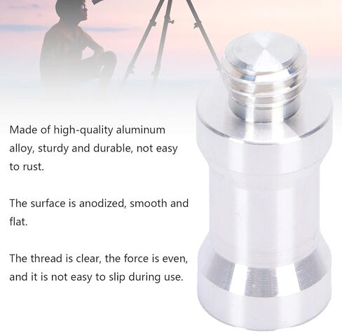 1/4 Inch Female 3/8 Inch Male Threaded Ring Screw Converter, Tripod Mount Screw Adapter Light Stand 3/8Inch Female to 1/4Inch Male Convertor Adapter Ball Head Flash Trigger Receive in Saudi Arabia