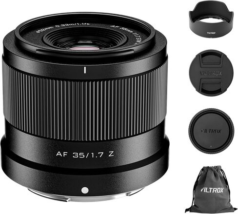 VILTROX AF 35 مللي متر F1.7 التركيز التلقائي خفيفة الوزن رئيس عدسة لكاميرات نيكون Z APS-C Z5 Z50 Z6 Z6II Z7 Z7II ZFC Z30 Z9 Z8 in Kuwait