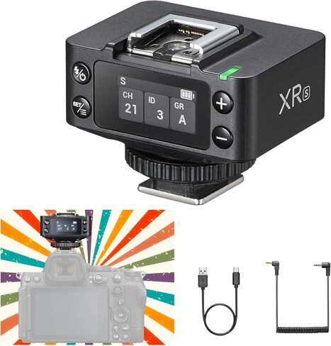 جهاز استقبال فلاش لاسلكي Godox XRS TTL لسوني، مشغل 2.4G HSS لـ HVL-F60M/F60RM2، مزامنة مع X3/X3Pro، إصدار مصراع 32 قناة، بطارية مدمجة in Saudi Arabia