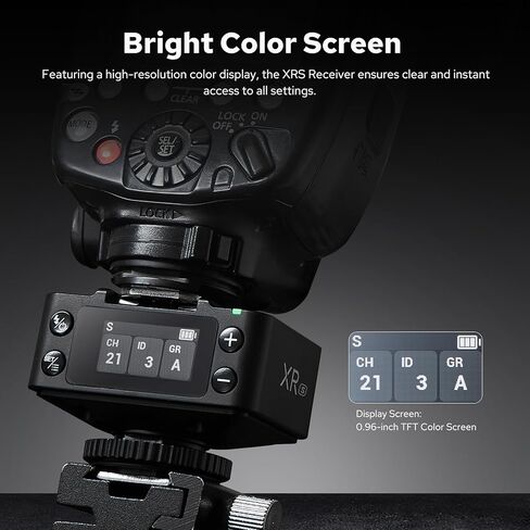 جهاز استقبال فلاش لاسلكي Godox XRS TTL لسوني، مشغل 2.4G HSS لـ HVL-F60M/F60RM2، مزامنة مع X3/X3Pro، إصدار مصراع 32 قناة، بطارية مدمجة in Saudi Arabia