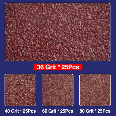 SPEEDWOX 25pcs 3 inch Quick Change Disc Set 36 Grits Sanding Disc Roll Lock R-Type Roll Lock Adapter & Backing Pad for Die Grinder Surface Strip Grind Polish Finish Burr Rust Paint Removal in Saudi Arabia