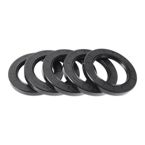 Universal Oil Seal TC Double Lip W Steel Spring Seal Ring Rotary Shaft Seal 70x90x10mm High Pressure Nitrile Rubber Black 5 Pcs in Saudi Arabia
