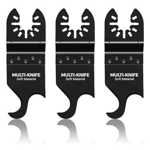3 PCS Oscillating Tool Hook Blade,Multi Tool Blades for Cutting Soft Materials Roofing Shingles, PVC Floor Carpet, Cardboard, Universal Fit for Most Oscillating Tools in Saudi Arabia