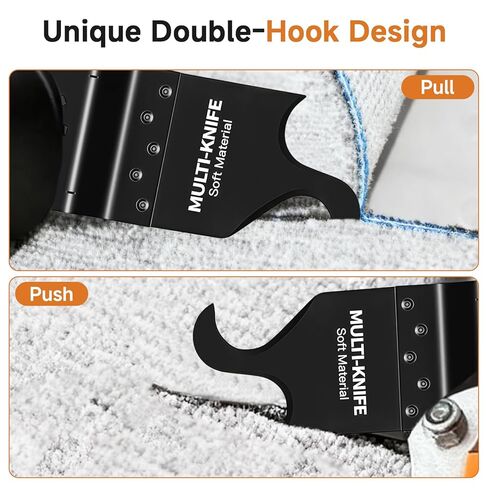 3 PCS Oscillating Tool Hook Blade,Multi Tool Blades for Cutting Soft Materials Roofing Shingles, PVC Floor Carpet, Cardboard, Universal Fit for Most Oscillating Tools in Saudi Arabia